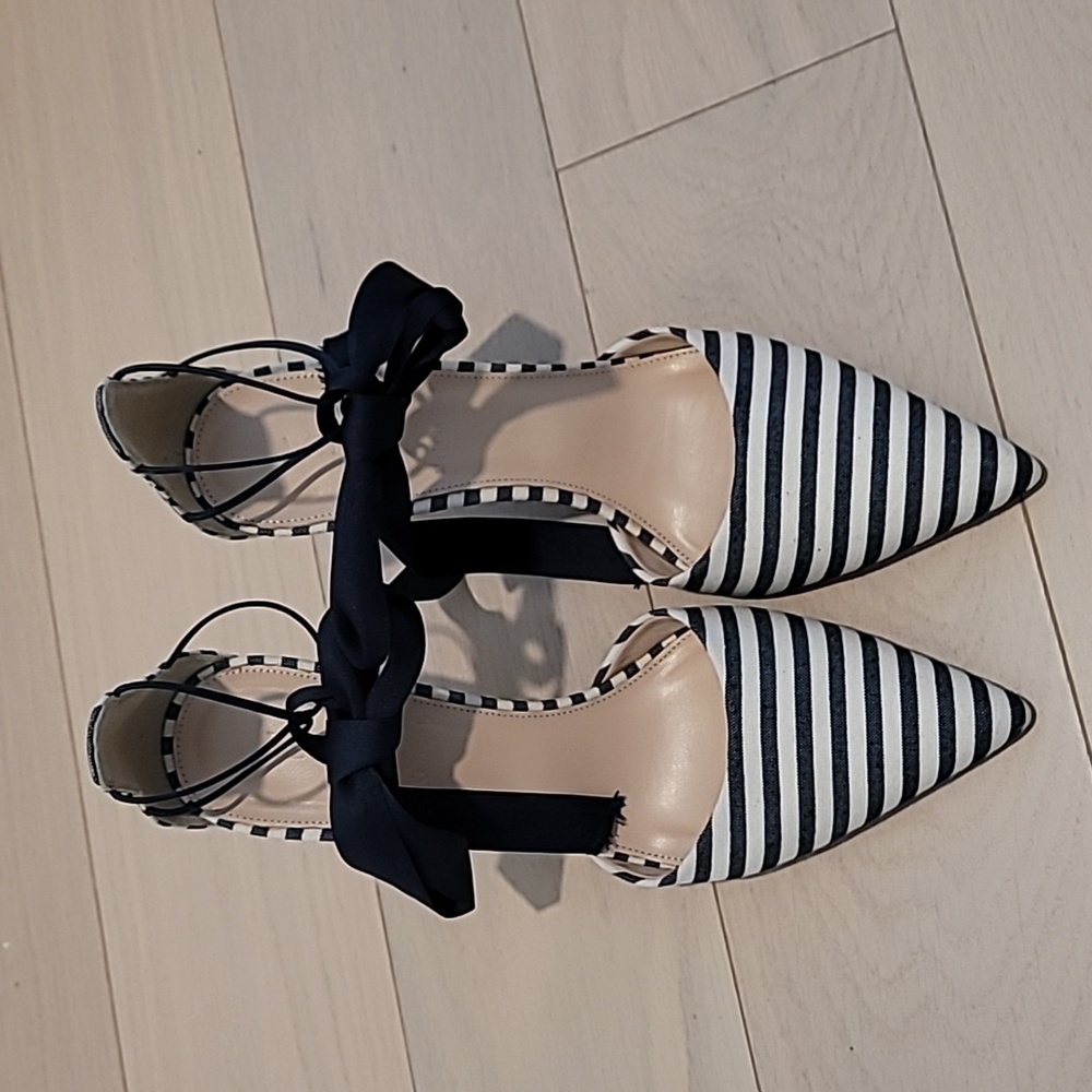 JCrew sz 8 striped shoe